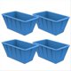 thumbnail image 1 of Extra Large Ice-Cube Molds 4Pack Silicone Ice Block Molds Blue, 1 of 5