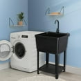 thumbnail image 3 of Ktaxon Freestanding Utility Sink Laundry Tub, with Stainless Steel Faucet, for Washing Room, 3 of 9