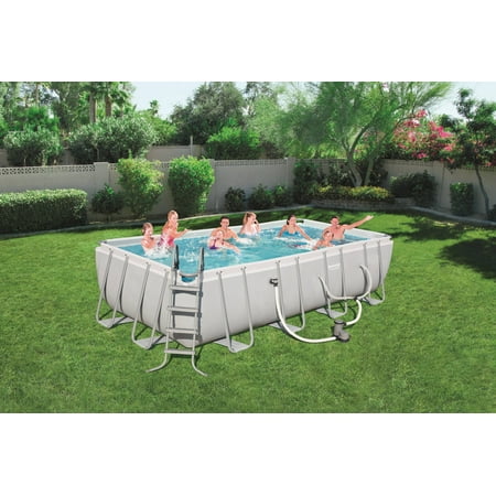 coleman 18ft pool setup
