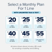 Motorola Moto G Pure 4G LTE 32 GB (Prepaid), Blue