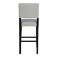 thumbnail image 6 of Riverbay Furniture 30" Faux Leather & Wood Bar Stool in Dove Gray/Black, 6 of 12