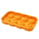 thumbnail image 2 of Yuarrent Fabricante de cubitos de hielo DIY, molde de bola de hielo creativo de 8 cavidades para el hogar, Bar, fiesta, whisky fresco, vino, barra Cocina y Comedor Naranja Yuarrent HA004937-03, 2 of 6