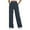 Navy, variant on Women's Casual Pants Straight-Leg Elastic Drawstring Sweatpants Loose Fit Autumn Winter Sports Joggers