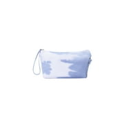 Dame Products Zippered Pouch - Stain Resistant Liner - Easy to Carry Handle - Sky Color - Great for Travel
