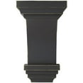thumbnail image 3 of Ekena Millwork 3 1/2"W x 3 3/4"D x 6"H Mini Jefferson Wood Vintage Decor Corbel, Black, 3 of 6