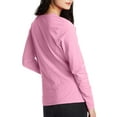 thumbnail image 3 of Hanes T-Shirt Col Rond à Manches Longues pour Femmes, m, Rose Vif, 3 of 3