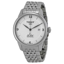 Tissot Men's Le Locle T006.408.11.037.00 Metallic Silver Stainless-Steel Plated Swiss Quartz Dress Watch