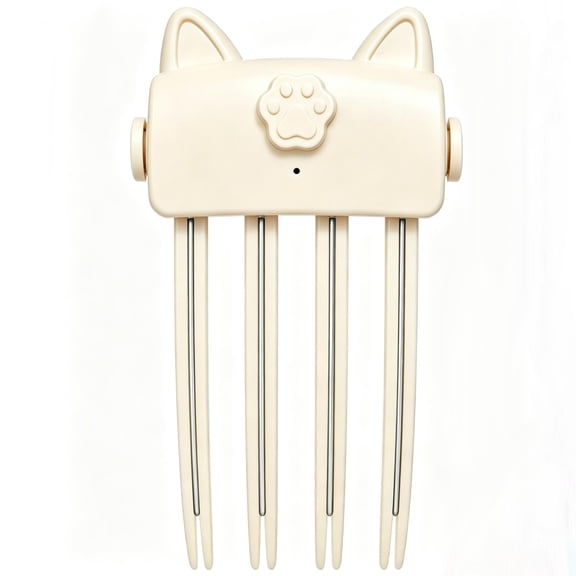 Cat Paw Heating Comb, Wireless Heated Volumizing Root Lift Clip for Flat Fine Hair