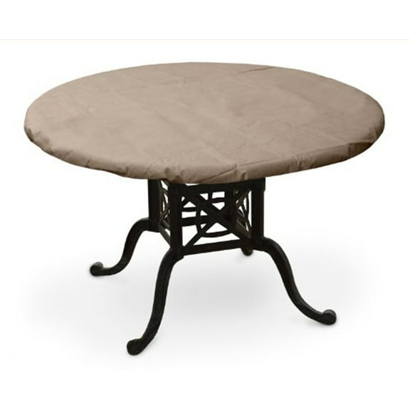 KoverRoos KoverRoos III Taupe Round Dining Table Top Cover