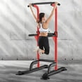 thumbnail image 3 of SogesHome Power Tower Pull Up Bar and Dip Station Adjustable Height Dip Stand Multi-Functional Strength Training Fitness Workout Station, 3 of 14