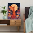 thumbnail image 5 of Qisvanset Fairy Mushroom Celestial Butterfly Moon Canvas Wall Art 15.75x11.81 INCHES, 5 of 8