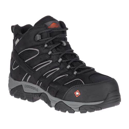 men's moab vertex mid waterproof comp toe work boot