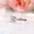 thumbnail image 5 of Bow Jewel 1.67 Ct VVS1/D Pear Cut Diamond Split Shank Rings - 14K White Gold Plated Rings - Diamond Jewelry For Birthday Gift - Engagement Rings for Her - Wedding Delicate Rings, 5 of 10