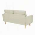 thumbnail image 6 of Modern 67.7" Wide Mid-Century Tufted Upholstered Sofa with Wooden Legs, 6 of 9