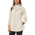 thumbnail image 1 of Jones New York Womens Parka in a Pocket Rain Jacket (Sand, Medium), 1 of 4