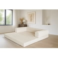 thumbnail image 2 of Sofá Cama Desplegable de Alta Densidad con Funda de Corduroy y Sistema de Fijación por Cierres – Nuestro Nido, 2 of 8
