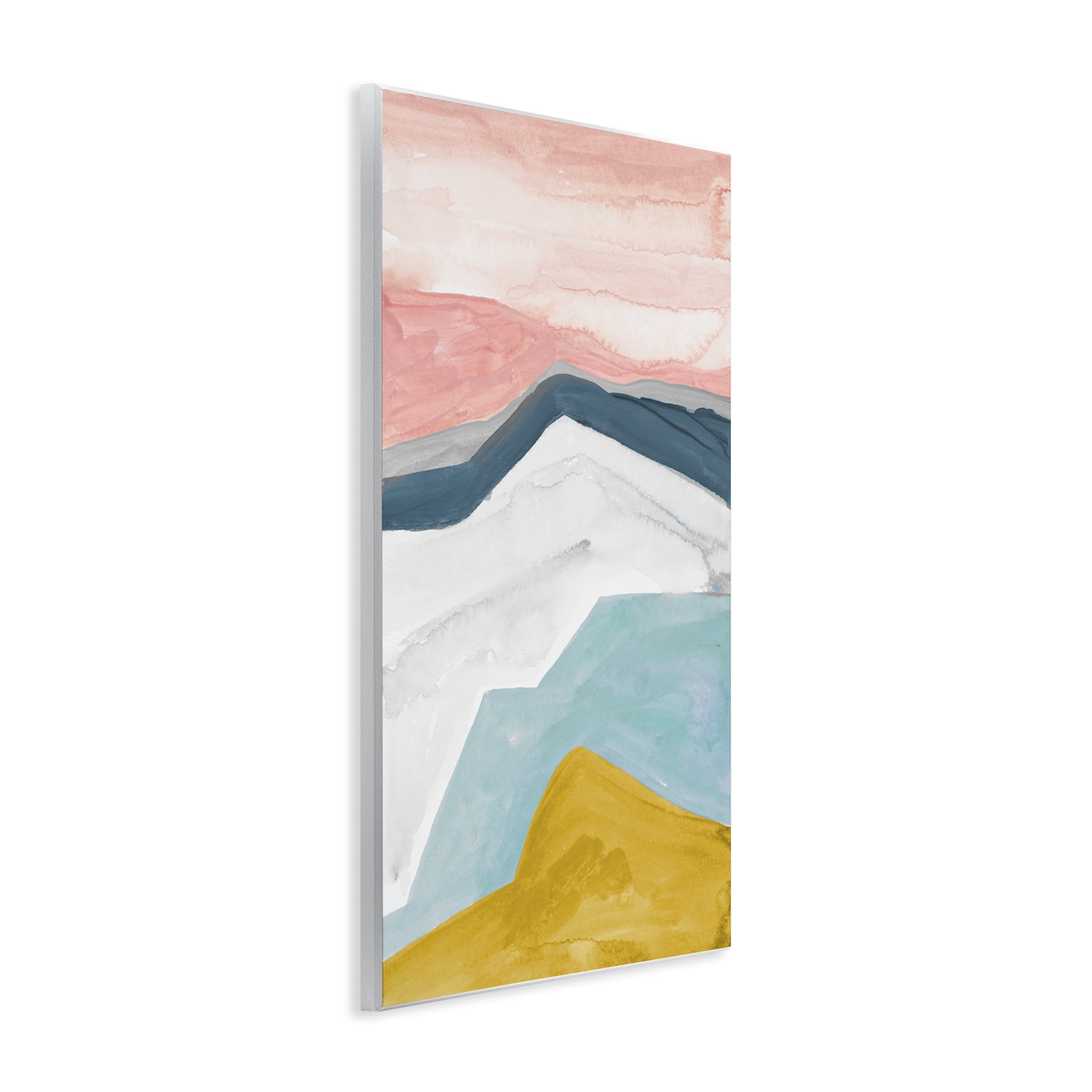 Stupell Industries Pastel Geometric Mountains Wall Plaque Art, design by B. Danelle