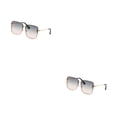 thumbnail image 2 of Sonducket Gafas de sol cuadradas para mujer, coloridas, exquisitas, elegantes, para playa, de Metal, a prueba de sol, para mujer, dulce regalo Type8 NO8, 2 of 6