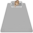 thumbnail image 1 of Alfombrilla de silicona para gatos Bartuke extra grande, 40 x 28 cm, color gris, 1 of 7