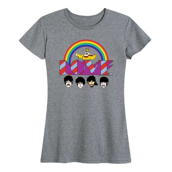 The Beatles - Love Yellow Submarine - Women's Short Sleeve Graphic T-Shirt