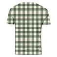 thumbnail image 3 of Jinhomg Mens Funny Party Tops Novelty Funny 3D Muscle Plaid Print T-Shirts Big and Tall Comfy Short Sleeve Crew Neck Tees 2025 Fashion Tops Spring Saving White XXXL, 3 of 5