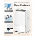 thumbnail image 5 of Portable Air Conditioners, 16000 BTU AC Cools up to 700 Sq Ft, Quiet 40 dB Free Stand Portable AC with Drainage-Free Cooling/Fan/Dehumidifier, Sleep Mode, APP&Remote Control, Installation Kit, 5 of 9
