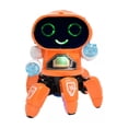 thumbnail image 1 of Juguete Robot Bailarín Con Luces Y Sonido NARANJA, 1 of 4