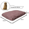 thumbnail image 2 of Chrysanthemum Pet Bed, Lily Flowers on Polka Dots Beauty Petals Growth on Polka Dots, Resistant Pad for Dogs and Cats Cushion with Removable Cover, 24" x 39", Dried Rose and Pale Maroon, by Ambesonne, 2 of 4
