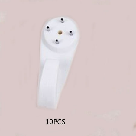 

10PCS T Photo Frame Accessories non-trace hook bathroom kitchen wall Invisible Wall Nail Invisible Slot Type Hook