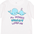 thumbnail image 4 of Inktastic My Nonni Whale-y Loves Me Boys or Girls Long Sleeve Toddler T-Shirt, 4 of 5