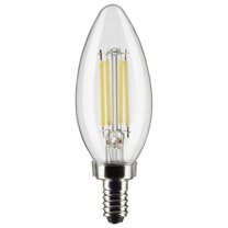 Satco 5.5 Watt B11 LED - Clear - Candelabra Base - 5000K - 500 Lumens - 120 Volt - 2
