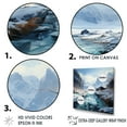 thumbnail image 3 of Designart "Winter'S Charm: Island Glacier" Glacier Floater Framed Wall Art Prints, 3 of 5