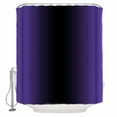thumbnail image 2 of Purple Black Ombre Bathroom Curtain 72 Inch Shower Curtain with Hooks, Gradient Contemporary Abstract Art Waterproof Polyester Bath Curtain Washable Bathtub Curtain 48''x 72'', 2 of 6