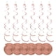 thumbnail image 1 of Colgante de remolino Toystoory 6 piezas para cumpleaños aniversario decoración fiestas Oro rosa, 1 of 6