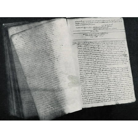 page from mayflower log