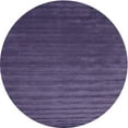 thumbnail image 1 of Ahgly Company Indoor Round Contemporary Purple Abstract Area Rugs, 6' Round, 1 of 6
