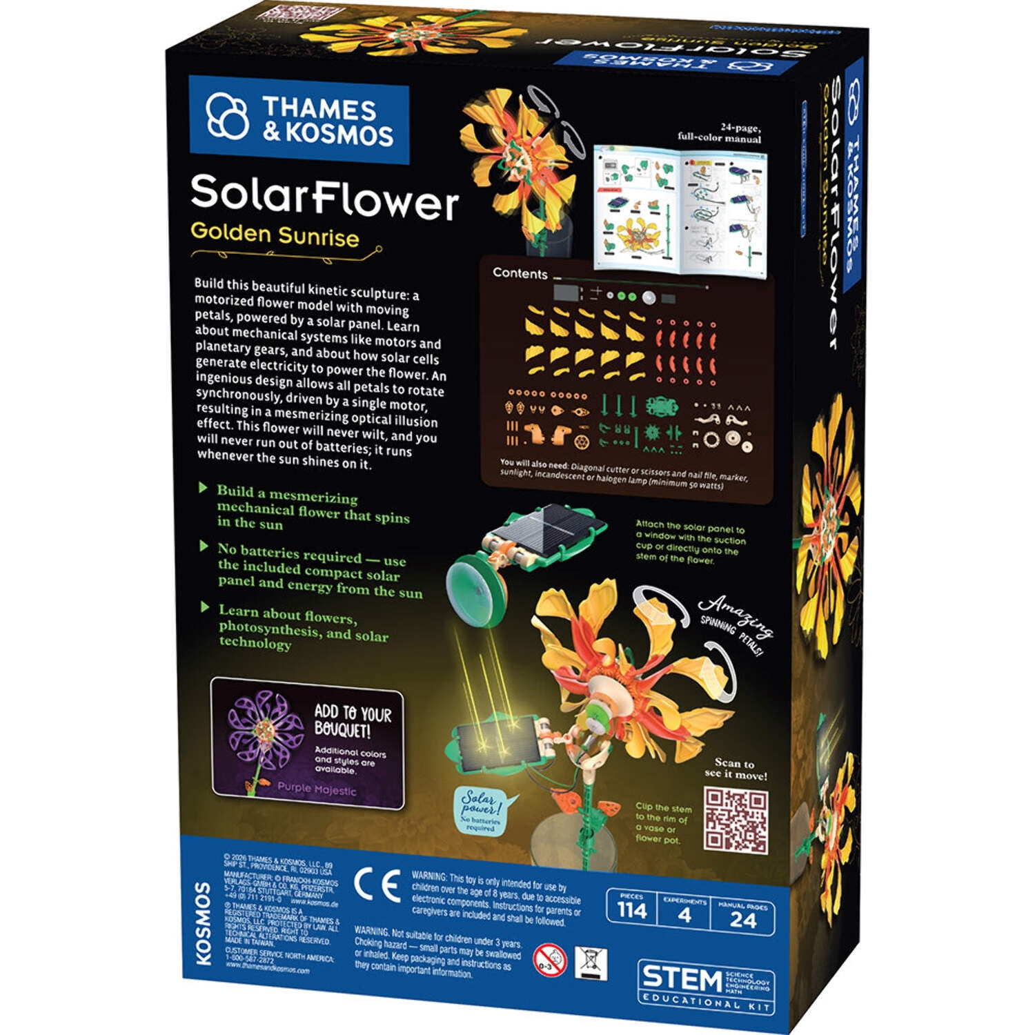 SolarFlower - Golden Sunrise
