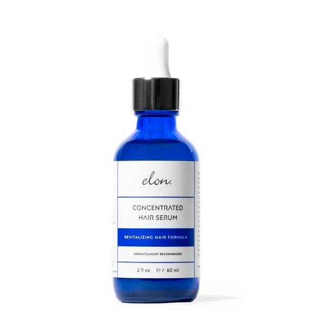 Elon Thinning Hair System Suero concentrado para el crecimiento del cabello - Suero revitalizante del cuero cabelludo para el crecimiento del cabello Suero para la pérdida de cabello - Bloqueador DHT