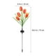 thumbnail image 4 of GOOHOCHY Lámpara solar de césped Lámpara de tulipán de tulipán de jardín Luz de paisaje Adorno de luz al aire libre, 4 of 7