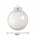 thumbnail image 3 of Bolas de fotos transparentes de Navidad, botellas de plástico, bolas de cinco estrellas, decoraciones navideñas, bricolaje, decoración colgante para árbol de Navidad para el hogar, 3 of 5