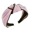 thumbnail image 2 of MRULIC headbands for women Women's Headband Fabric Hairband Head Wrap Hair Band Accessories Pink + One size, 2 of 2