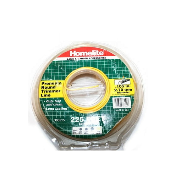 Homelite Parts .105in. Dia. Trimmer Line, HOMELITE D06515 Handheld E_ HOM-D06515