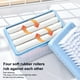 thumbnail image 3 of Matsuzay Caja de espuma para baño, antideslizante, caja de drenaje para limpieza de ropa, contenedor de plástico multifuncional para encimera Suministros de limpieza para el hogar Verde Matsuzay HA063621-02, 3 of 6