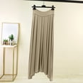 thumbnail image 5 of Floral Skirt for Women Summer Casual Women's Solid Color Drawstring Elastic Waist Long Skirt Beige Xl, 5 of 7