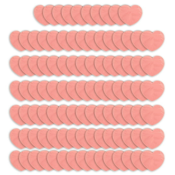 FEAMOS 100pcs Heart Zipper Jewelry Bag Resealable for Jewelry Bead Candy Storage Small Business Packaging Supplies