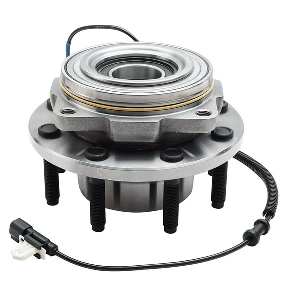 Detroit Axle - 4WD Front Wheel Bearing Hub for Ford F-250 F-350 Super Duty 2011 2012 2013 2014 2015 2016, Replacement 2012-2015 F-250 F-350 Super Duty (SRW Models) Wheel Bearing and Hub Assembly