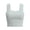 Cyan, variant on HEVIRGO Women Square Neck Sports Bra Padded Workout Crop Tank Top with Built-in Bra for Yoga Gym Fitness Running