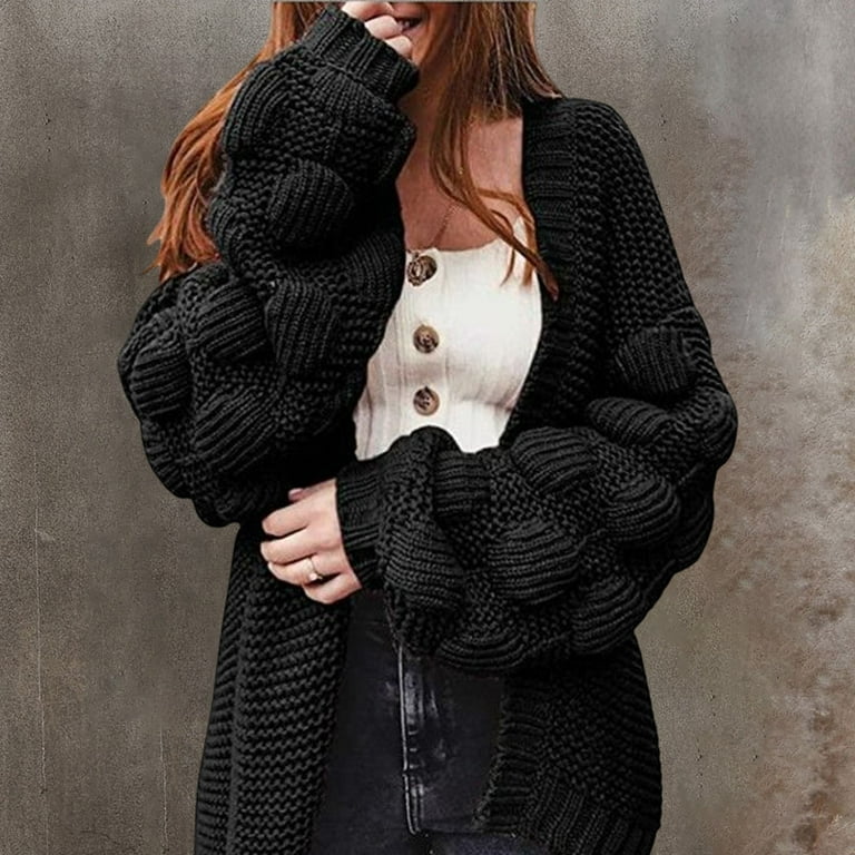 Puffy chunky outlet sweater