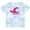 Tie Dye Blue, variant on Inktastic Helicopter Pink Girls Girls Toddler T-Shirt