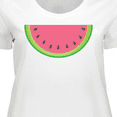 thumbnail image 4 of Inktastic Watermelon Slice Women's Plus Size T-Shirt, 4 of 5